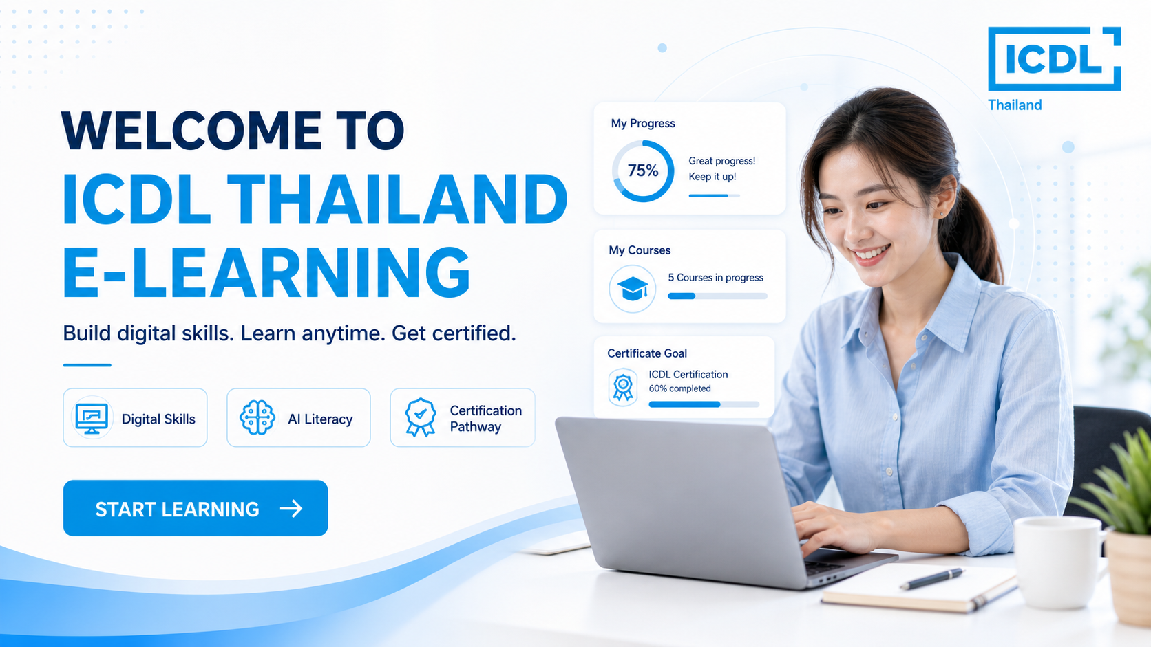 เข้าสู่ระบบ ICDL Thailand